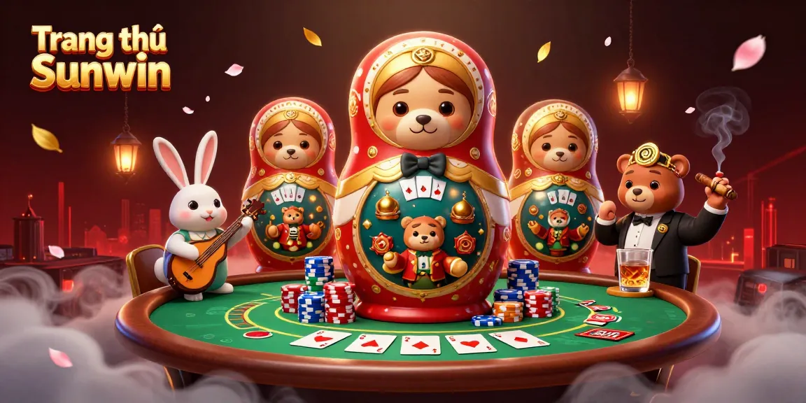 Engage with Trang chủ Sunwin's vibrant casino atmosphere featuring unique characters and game elements.