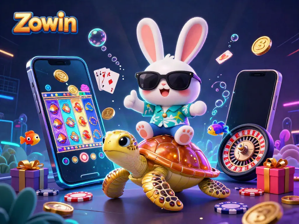 Zowin offers an exhilarating casino experience with vibrant characters and dynamic slot action.