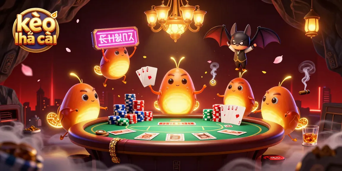 Engage with kèo nhà cái through a vibrant illustration of glowworms illuminating a cave casino.