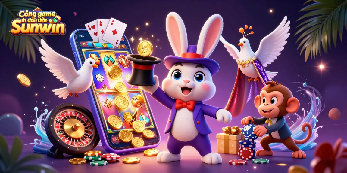 Experience the excitement of Cổng game bài đổi thưởng Sunwin with thrilling games and vibrant characters!